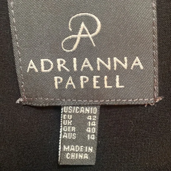 Adrianna Papell Sheer Overlay Dress - Picture 10 of 10